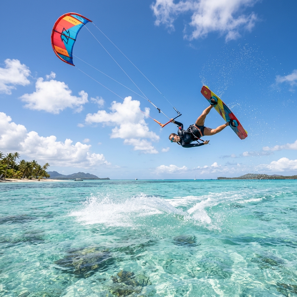 Kitesurfing